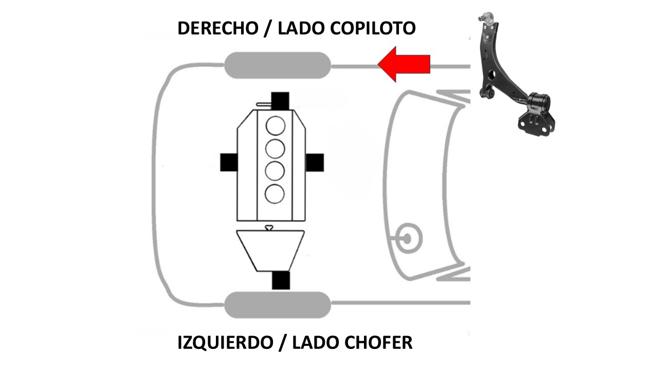 BANDEJA DELANTERA DERECHA VOLVO V40 II (SPE) - Imagen 3